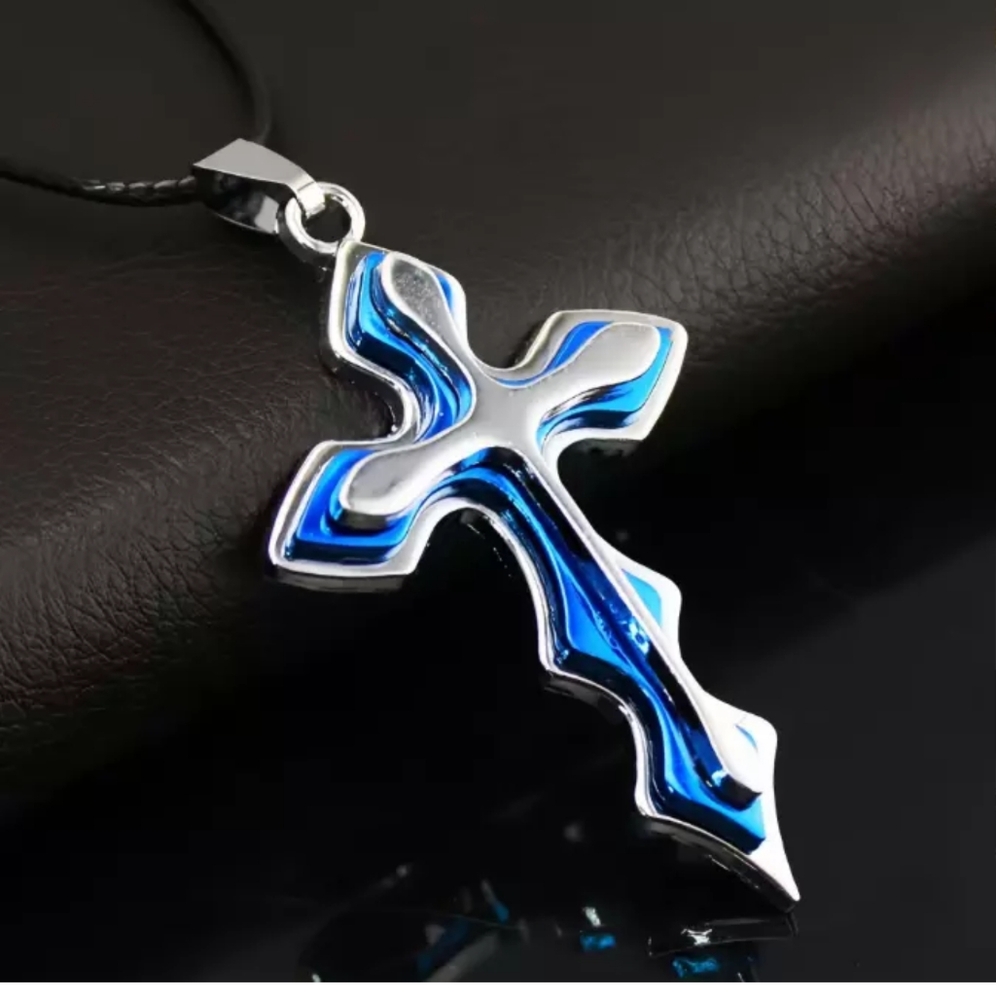 3 layer cross Necklace